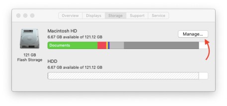 check disk usage in mac