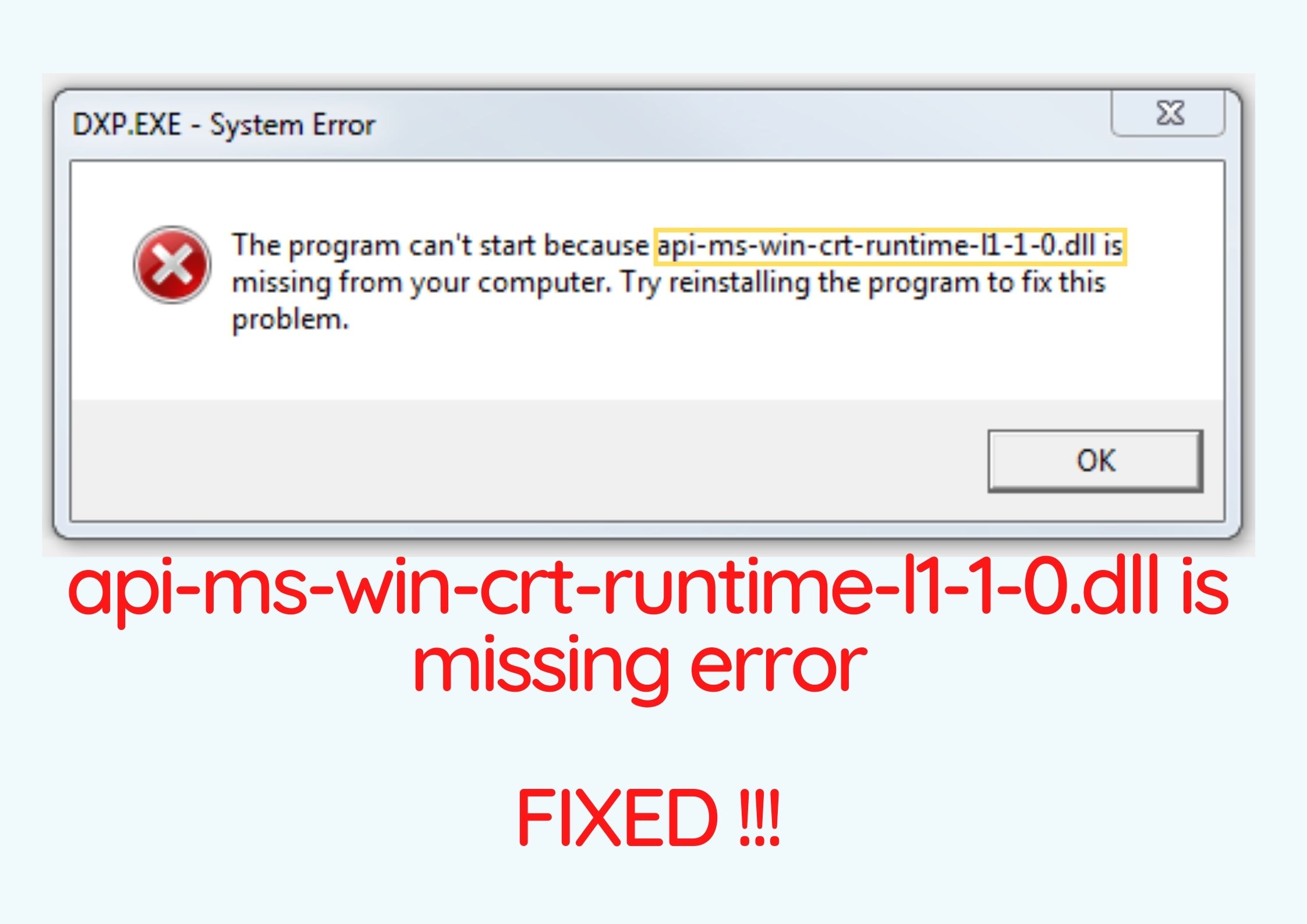 api ms win crt runtime l1 1 0 dll download