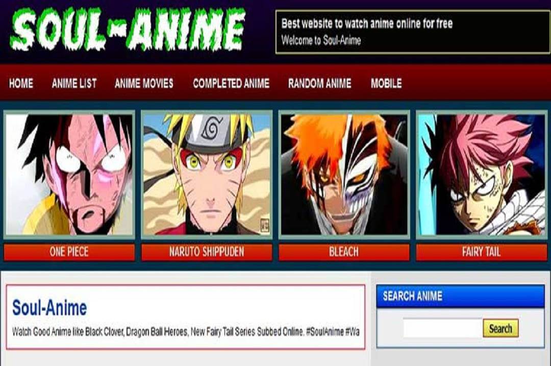 21 FREE Anime Websites to Watch Online [2022 update] - Studytonight