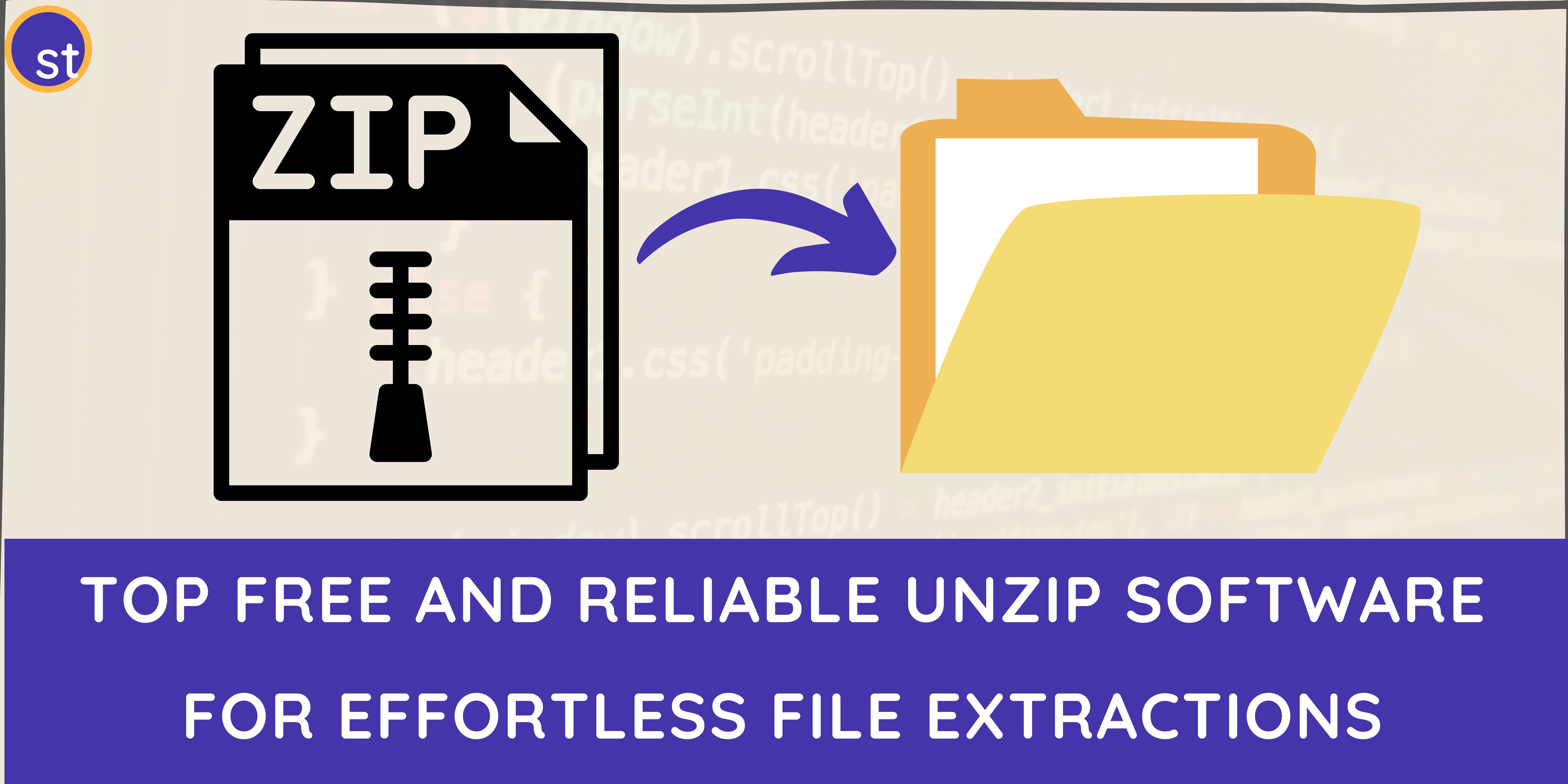 free zip and unzip software download