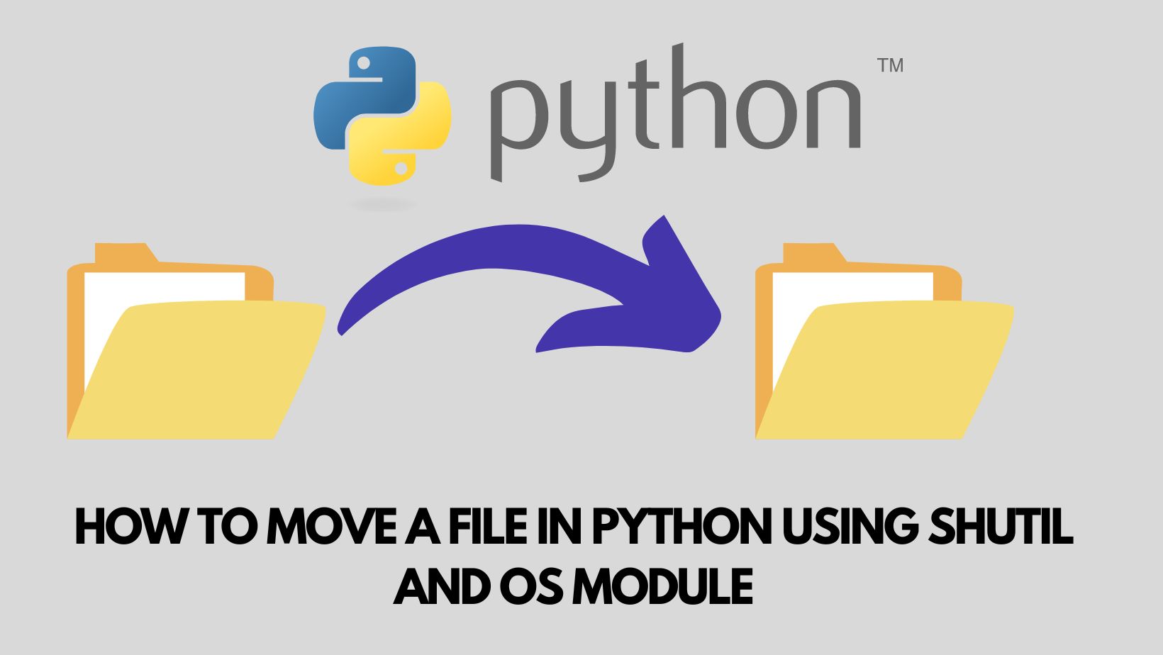 How To Move A File In Python Using Shutil And Os Module - Studytonight